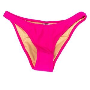 NWT J.Crew Women's Pink Solid Regular Comfy Swimwear Bikini Bottom Size XS